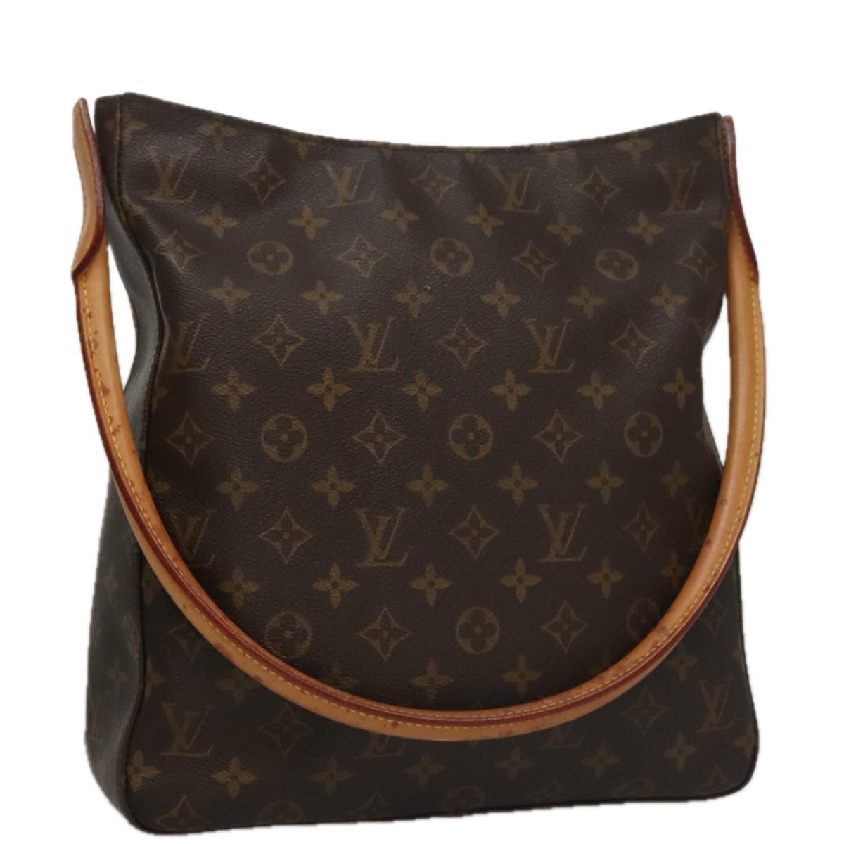 Louis Vuitton Looping Gm Brown Canvas Shoulder Bag (Pre-Owned)