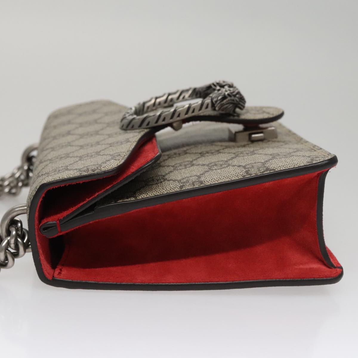 Gucci Dionysus Beige Canvas Shoulder Bag (Pre-Owned)