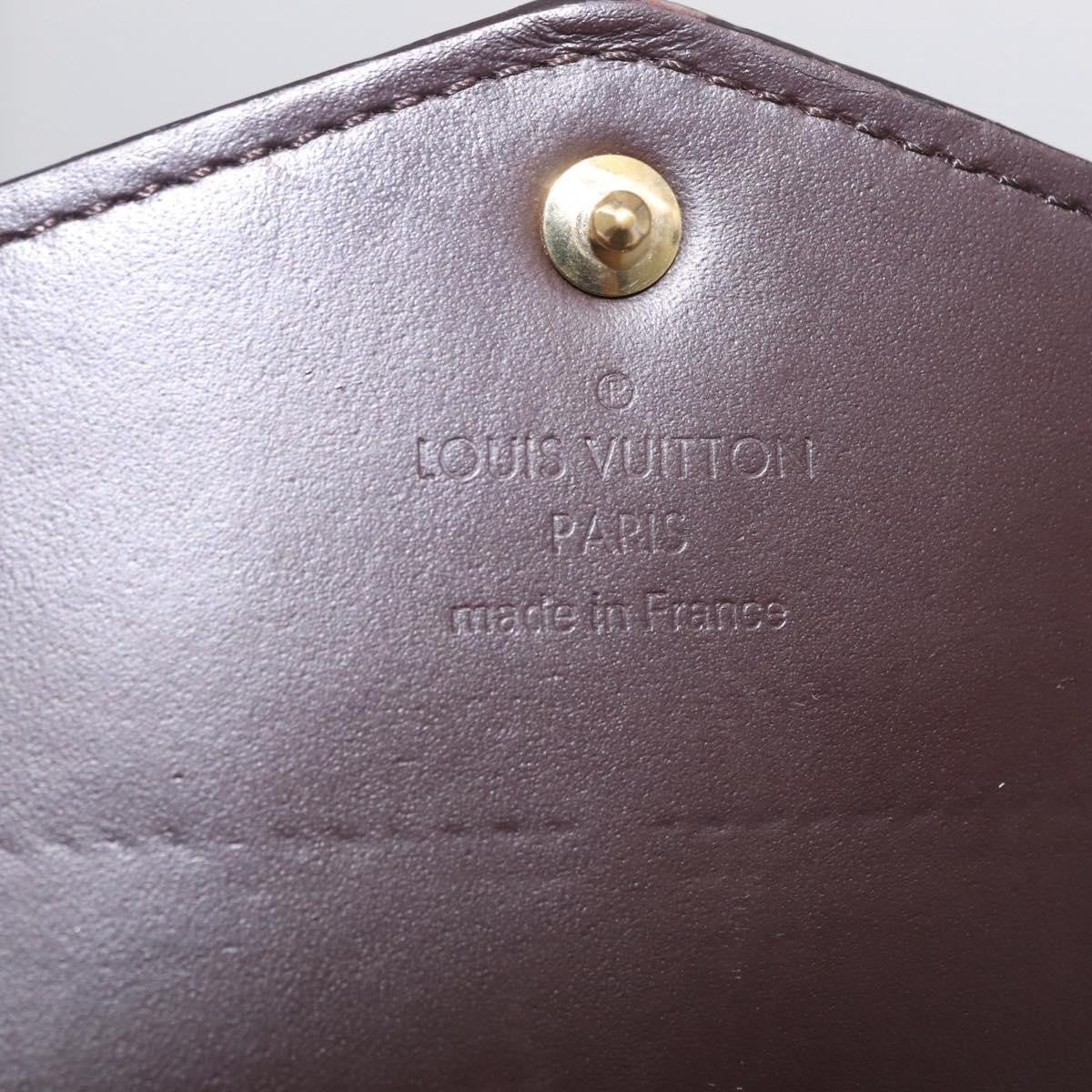 Louis Vuitton Sarah Wallet Nm Monogram Vernis Burgundy Patent_Leather Wallets Accessory (Pre-Owned)