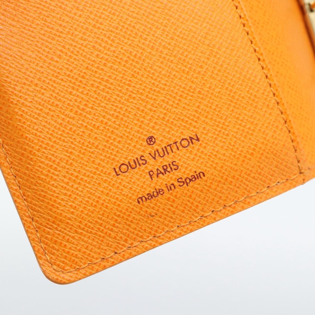 Louis Vuitton Agenda Cover Epi Leather Orange Leather Wallets Accessory (Pre-Owned)
