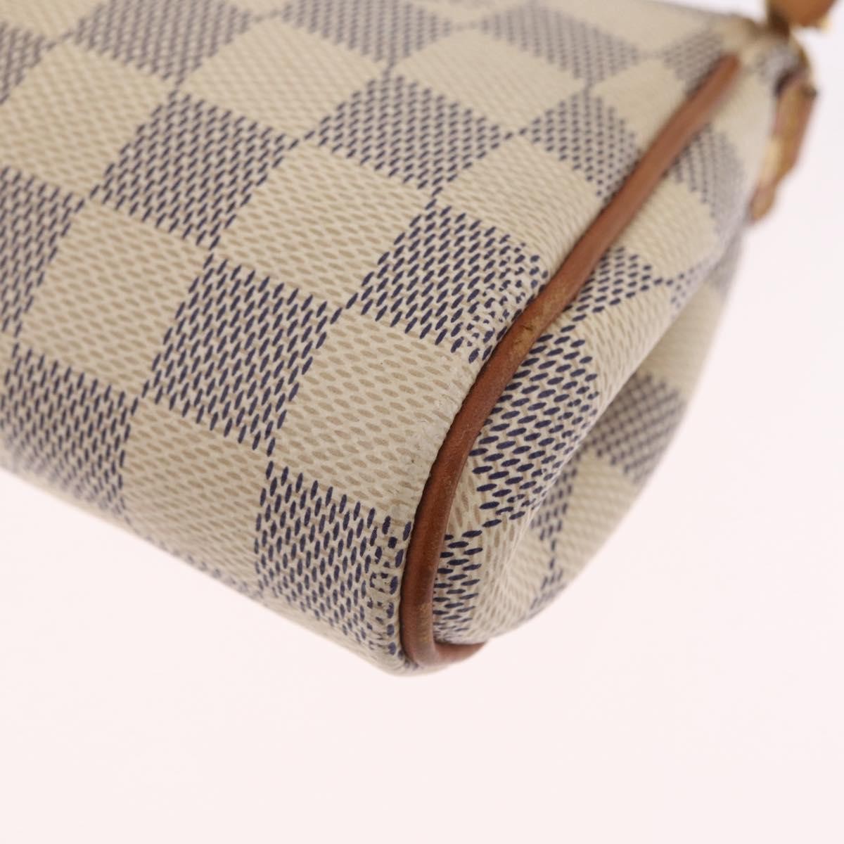 Louis Vuitton Eva Damier White Canvas Handbag (Pre-Owned)