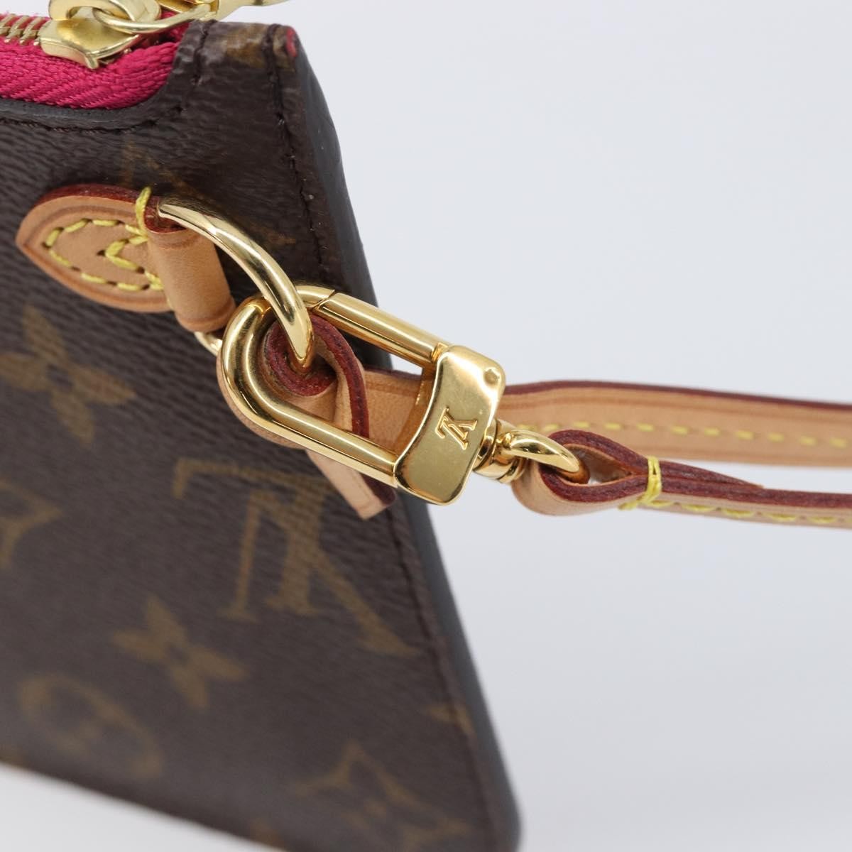 Louis Vuitton Neverfull Pochette Monogram Canvas Brown Canvas Clutche & Pouche Bag (Pre-Owned)