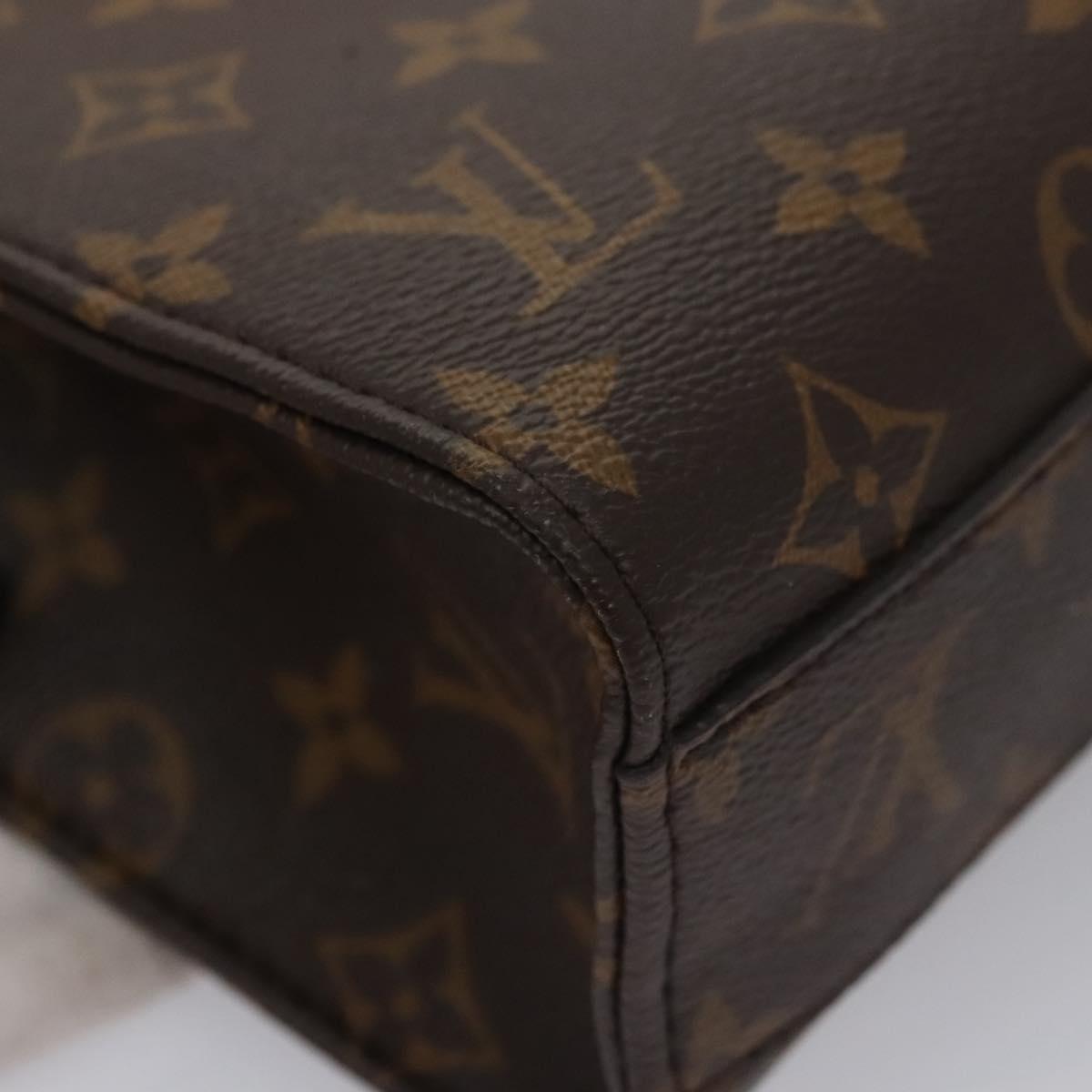 Louis Vuitton Plat Brown Canvas Handbag (Pre-Owned)