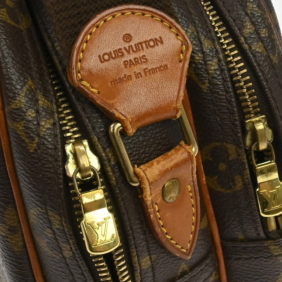 Louis Vuitton Reporter Monogram Brown Canvas Shoulder Bag Bag (Pre-Owned)