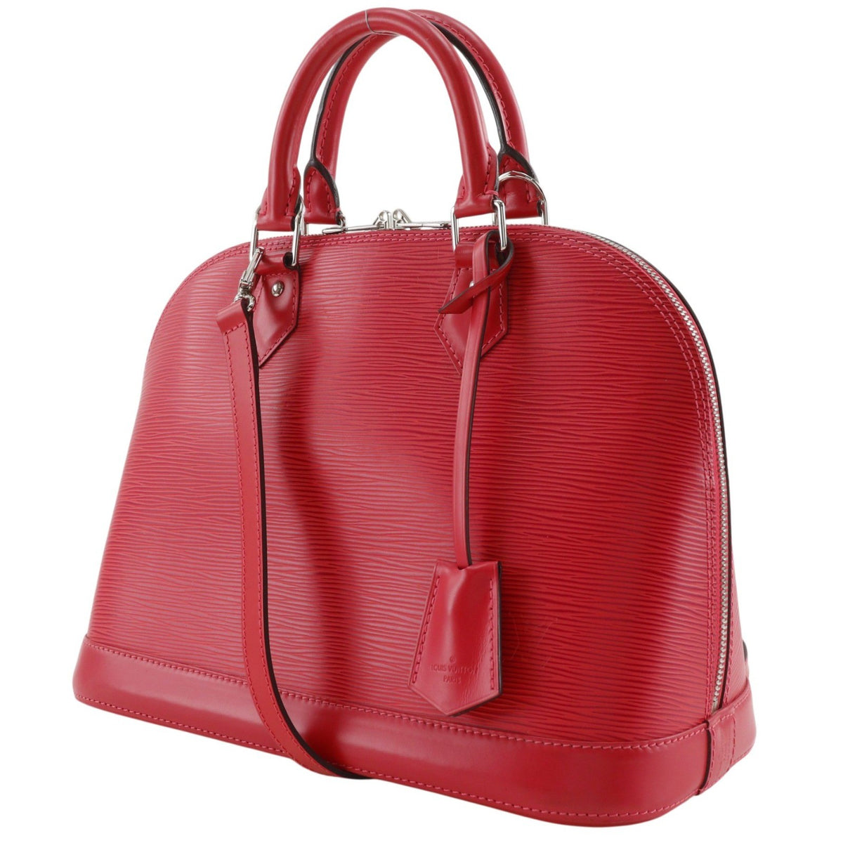 Louis Vuitton Alma Epi Red Leather Handbag (Pre-Owned)