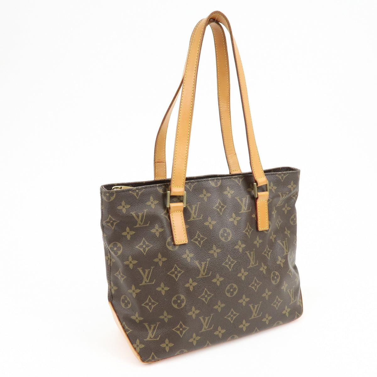 Louis Vuitton Cabas Piano Monogram Canvas Brown Canvas Tote Bag Bag (Pre-Owned)