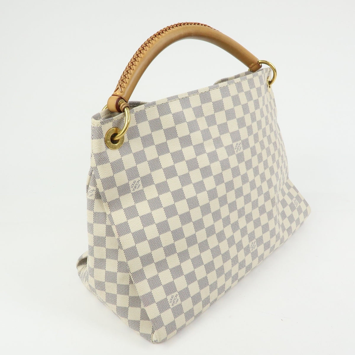 Louis Vuitton Artsy Damier White Canvas Handbag (Pre-Owned)