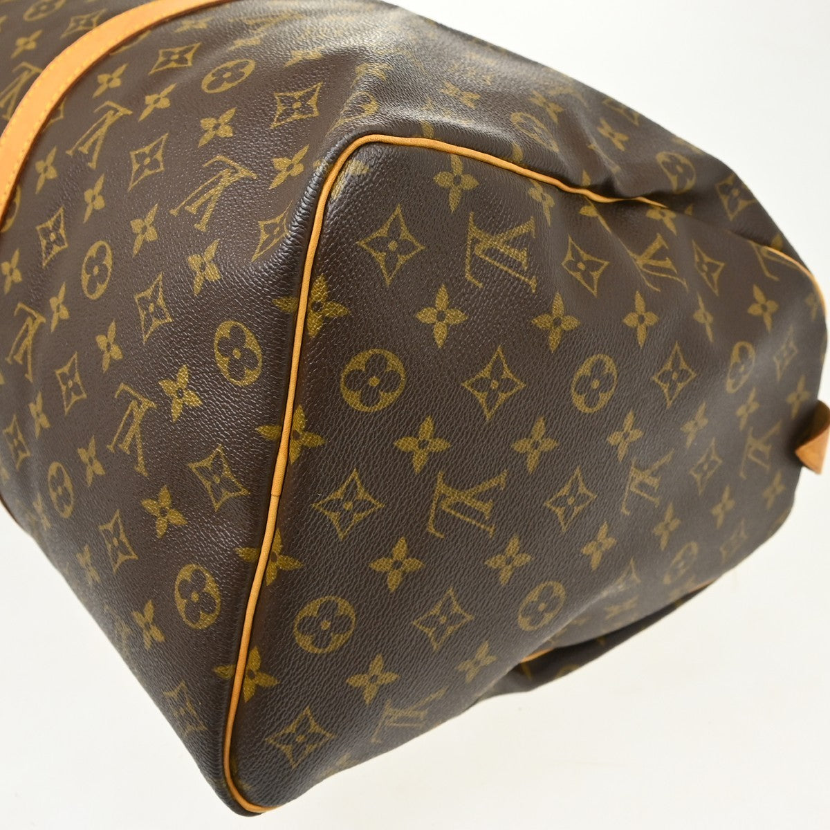 Louis Vuitton Keepall Monogram Canvas Brown Canvas Travel Bag Bag (Pre-Owned)