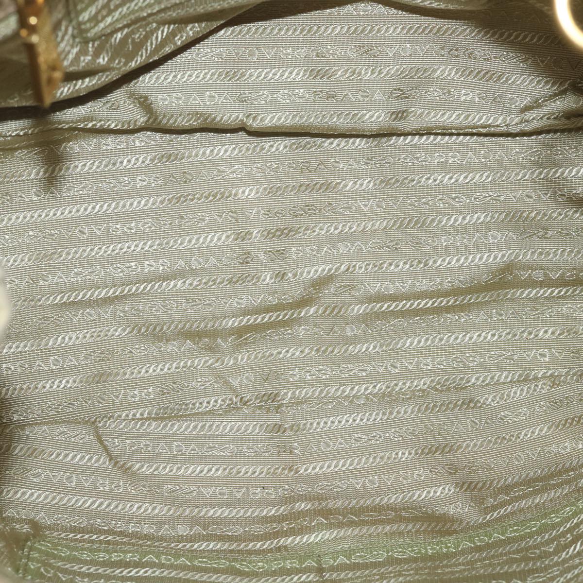 Prada Beige Synthetic Handbag (Pre-Owned)