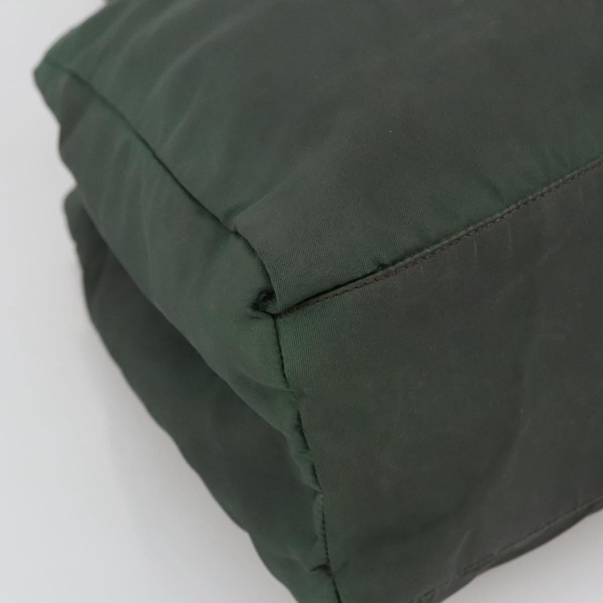 Prada Tessuto Green Synthetic Handbag (Pre-Owned)