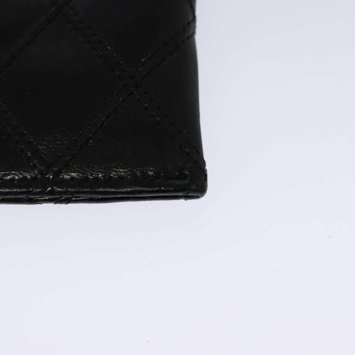Chanel Coco Mark Black Lizard Wallet (Pre-Owned)