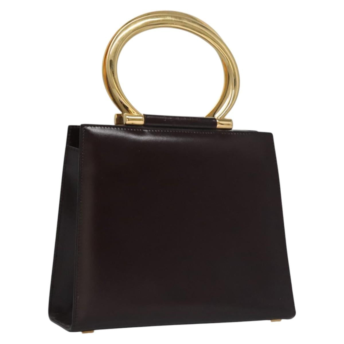 Céline Vintage Brown Leather Handbag (Pre-Owned)