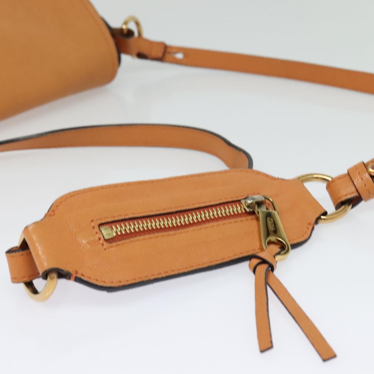 Chloé Elsie Beige Leather Shoulder Bag (Pre-Owned)