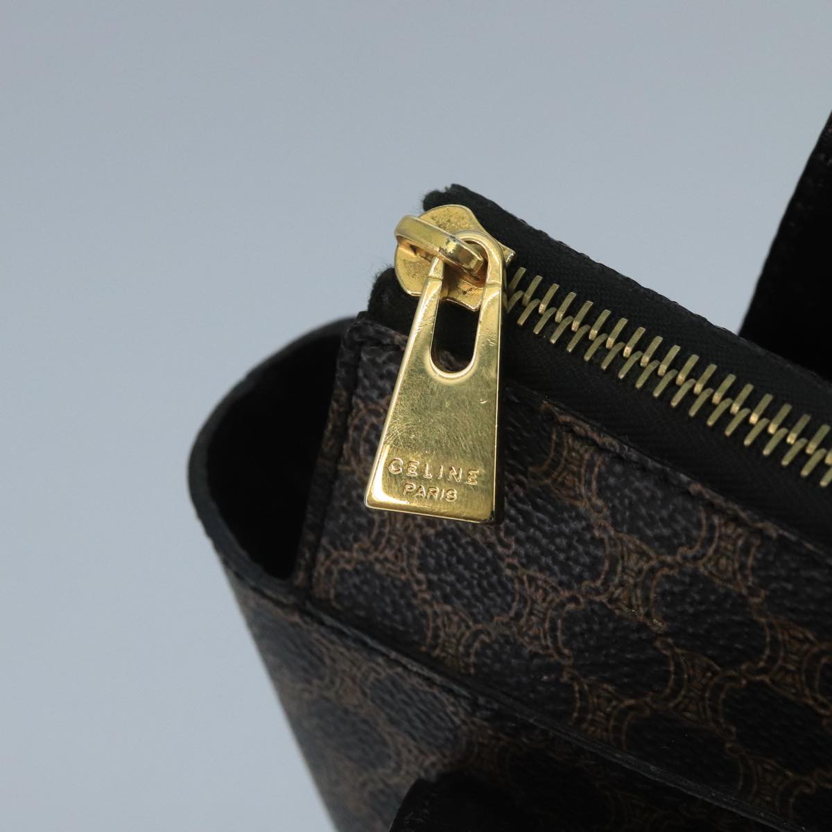 Céline Macadam Black Canvas Handbag (Pre-Owned)