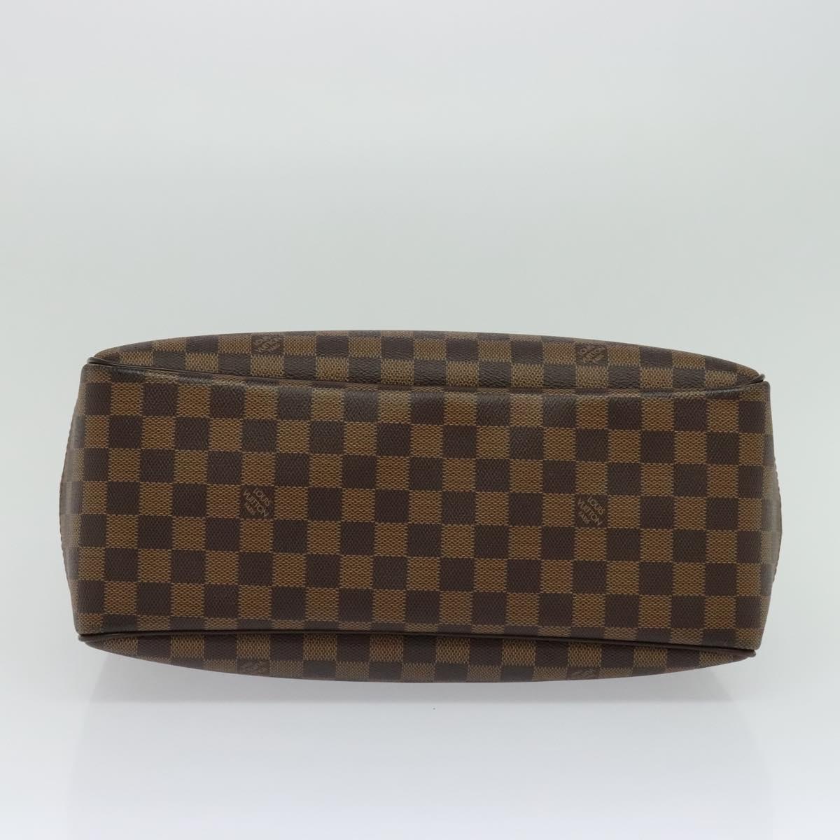 Louis Vuitton Deauville Brown Canvas Handbag (Pre-Owned)