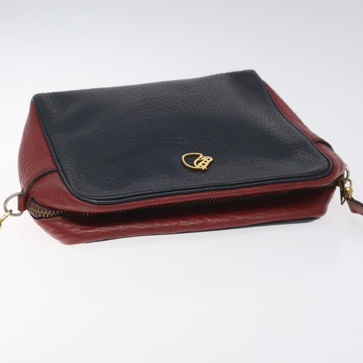 Hermès -- Navy Leather Shoulder Bag (Pre-Owned)