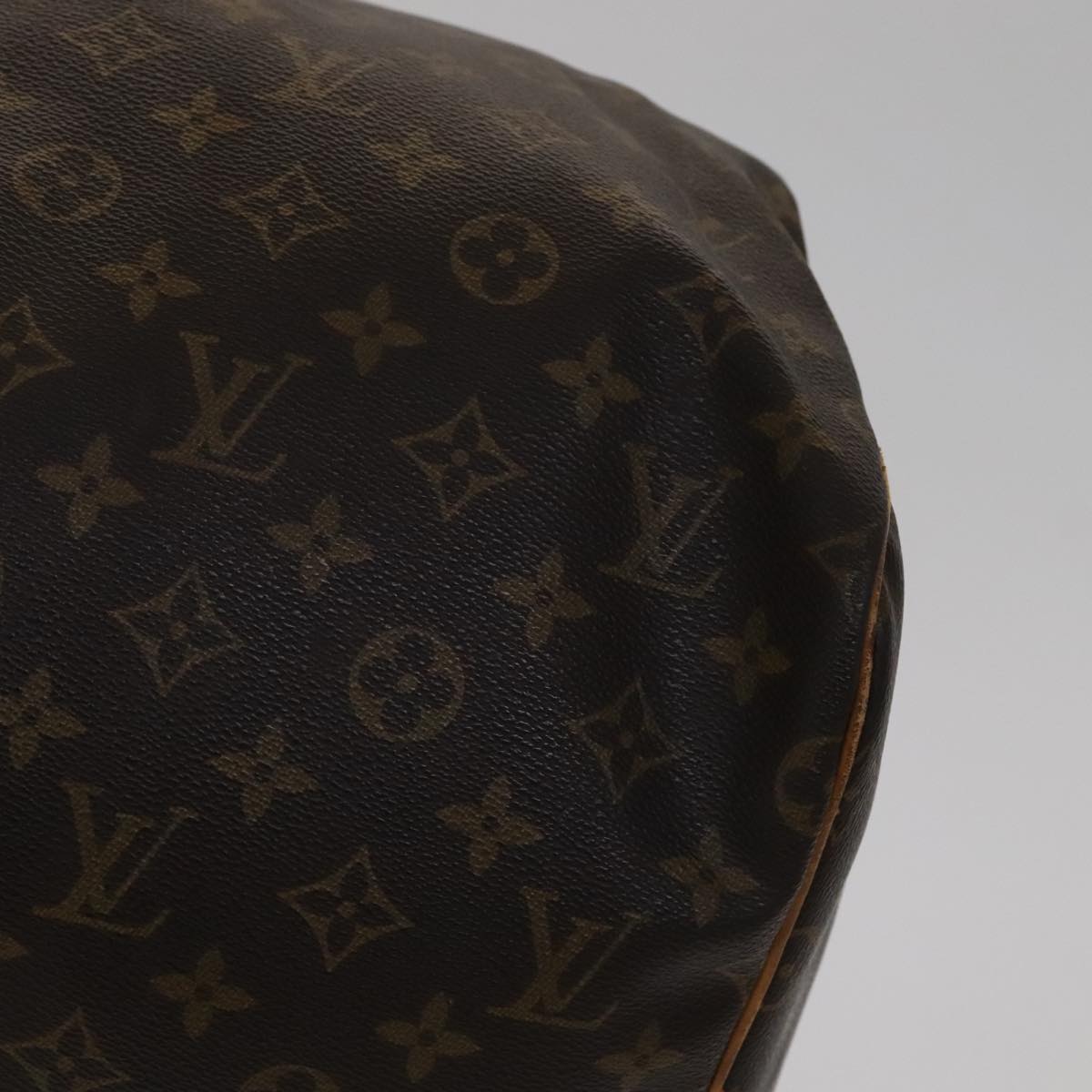 Louis Vuitton Keepall 55 Brown Canvas Travel Bag (Pre-Owned)