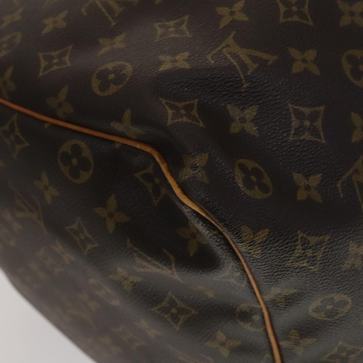 Louis Vuitton Keepall 60 Brown Canvas Travel Bag (Pre-Owned)