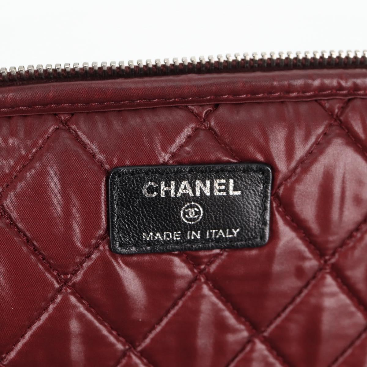 Chanel Cc Black Nylon Clutch Bag (Pre-Owned)