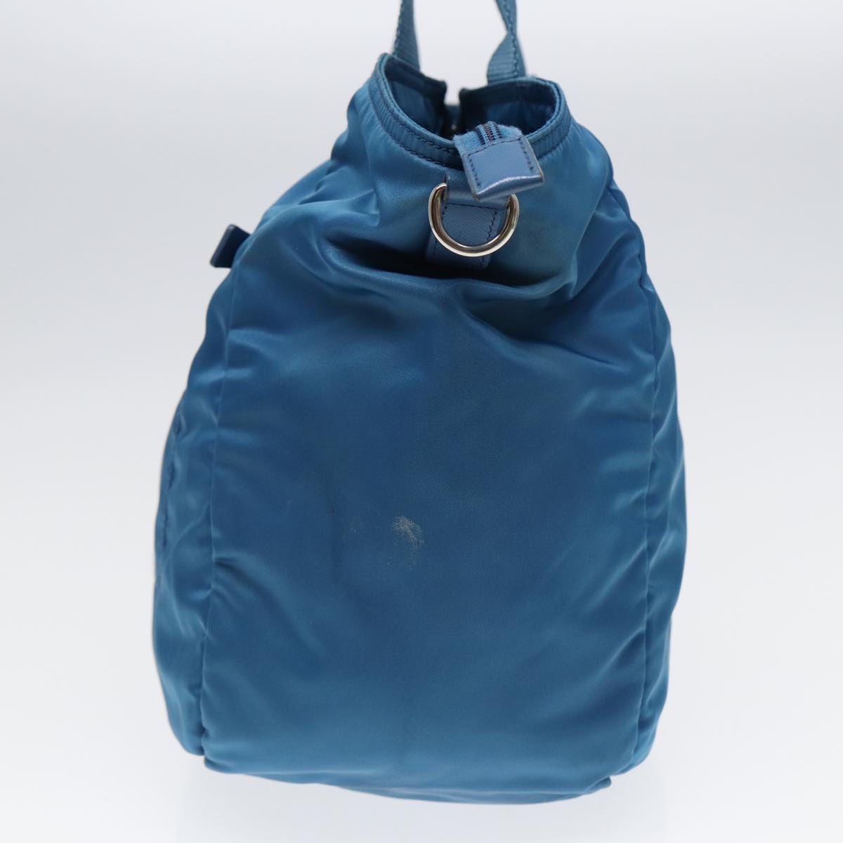 Prada Tessuto Blue Synthetic Handbag (Pre-Owned)