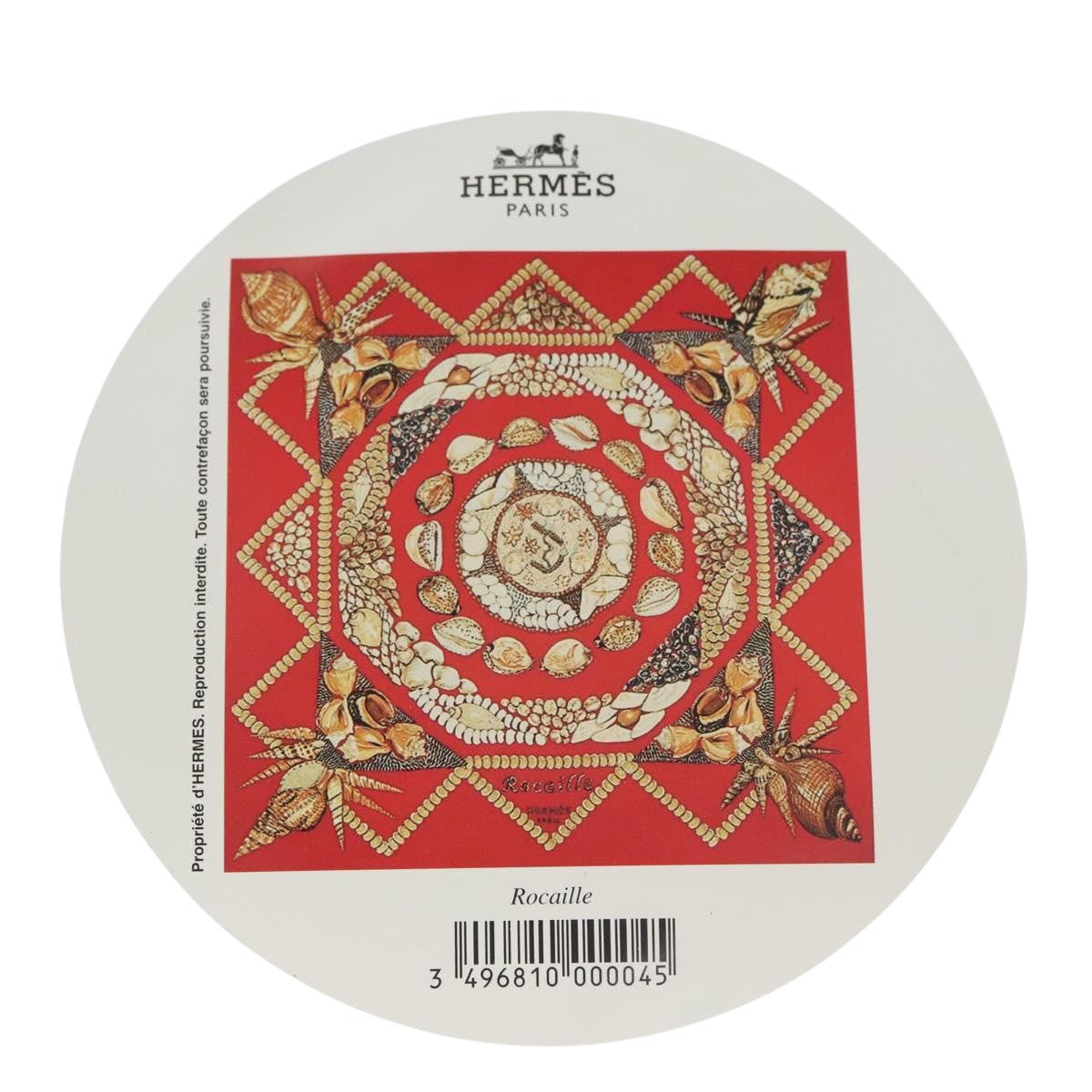 Hermès Carré 90 Red Silk Scarf (Pre-Owned)