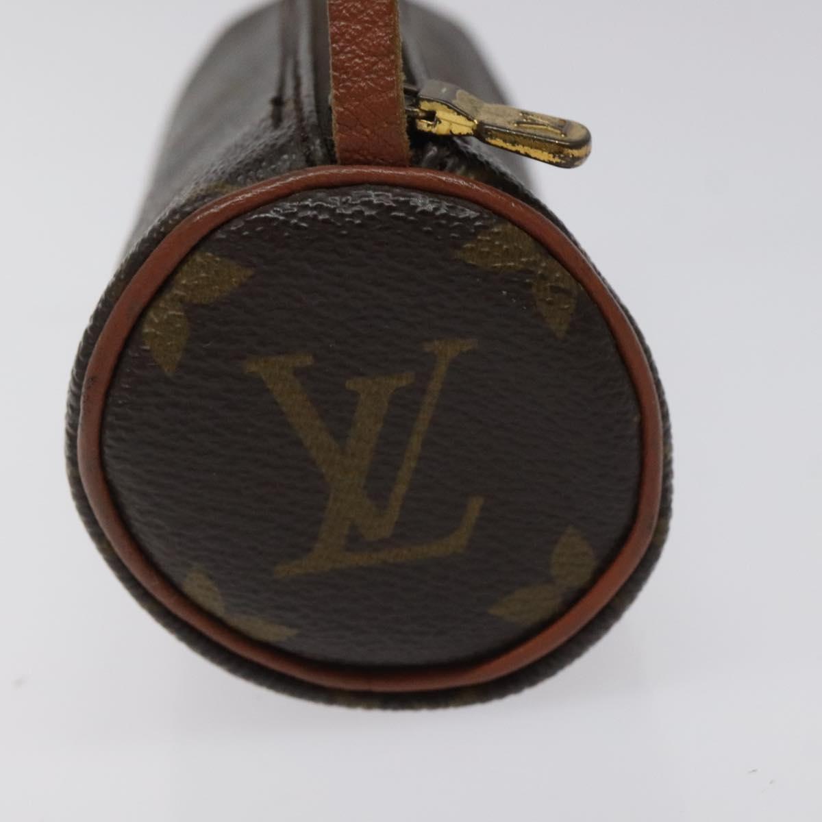 Louis Vuitton Mini Baby Papillon Brown Canvas Clutch Bag (Pre-Owned)