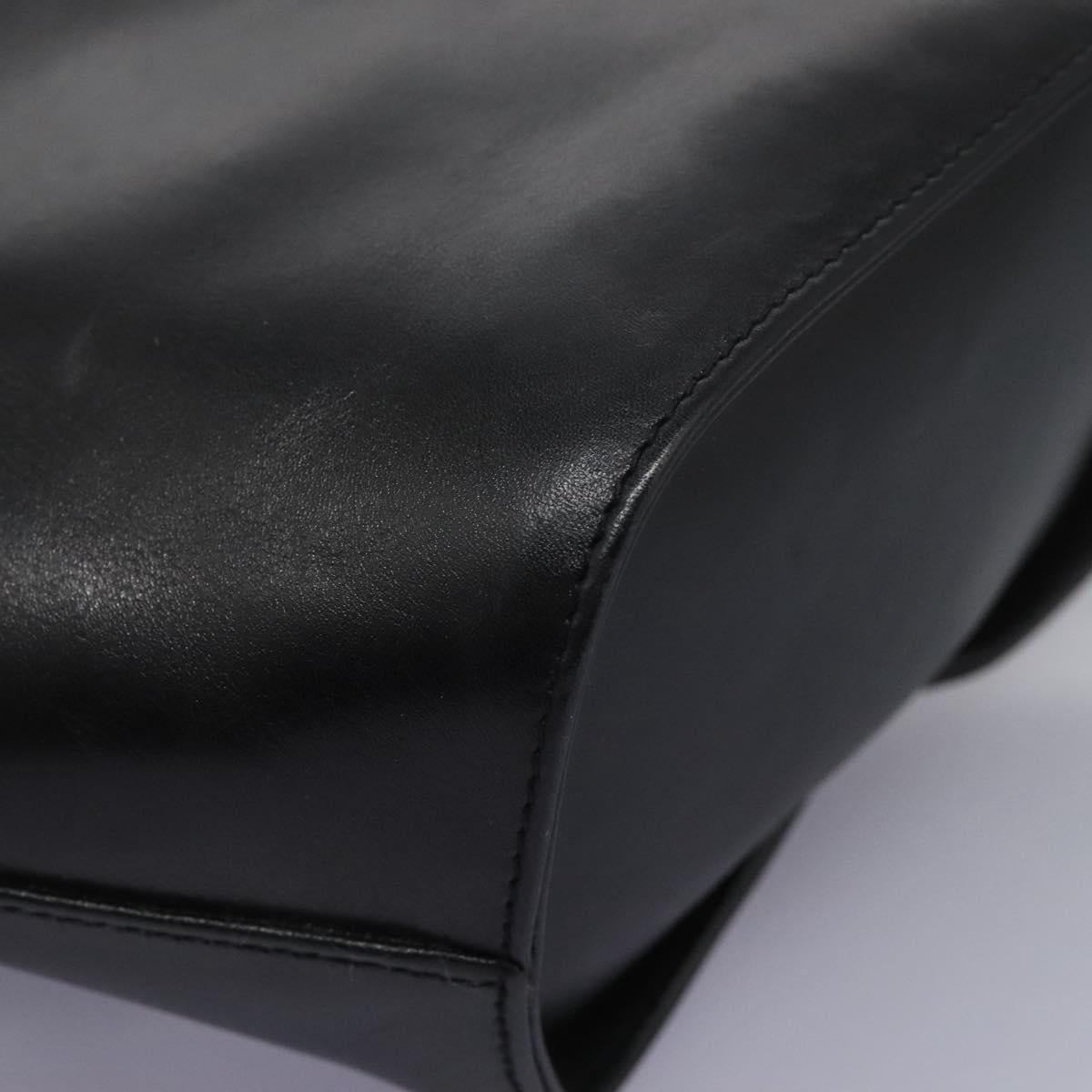 Salvatore Ferragamo - Black Leather Shoulder Bag (Pre-Owned)