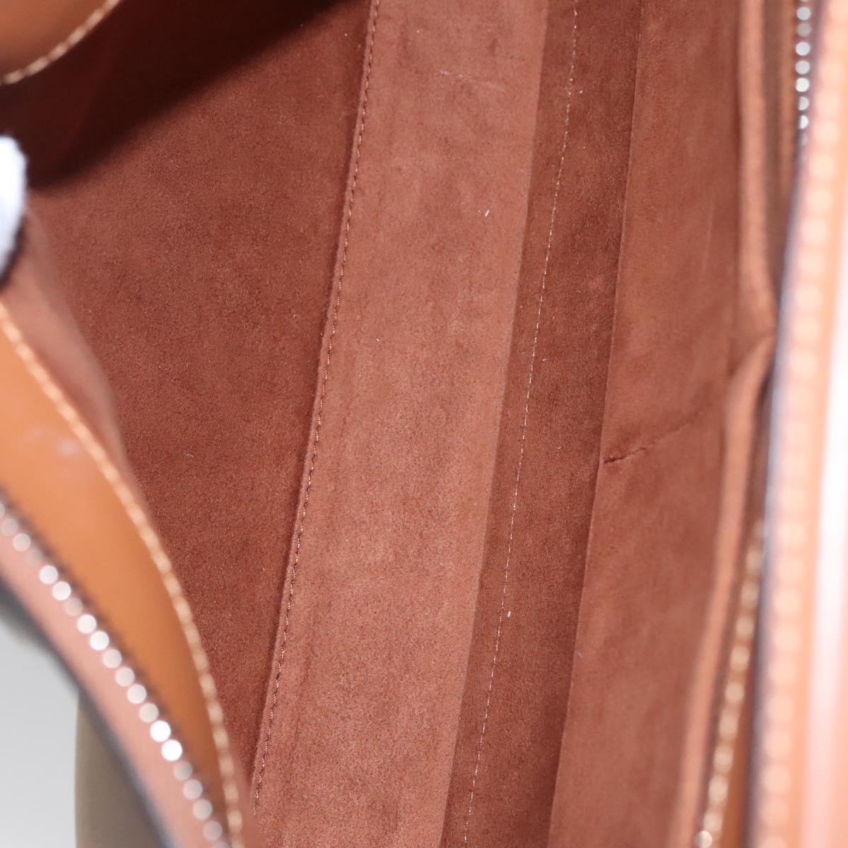 Fendi Dot Com Brown Leather Handbag (Pre-Owned)
