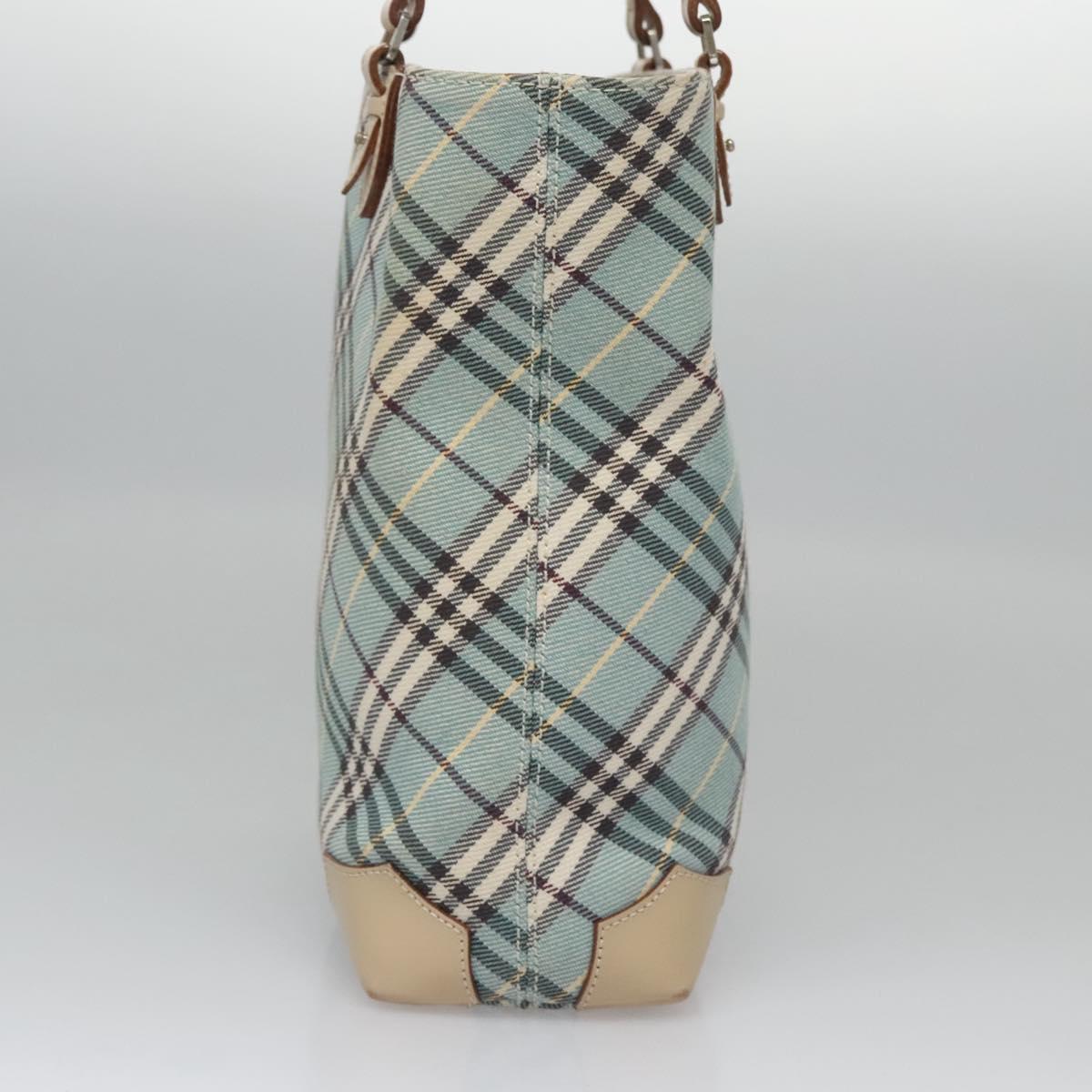 Burberry Blue Label Blue Canvas Tote Bag (Pre-Owned)