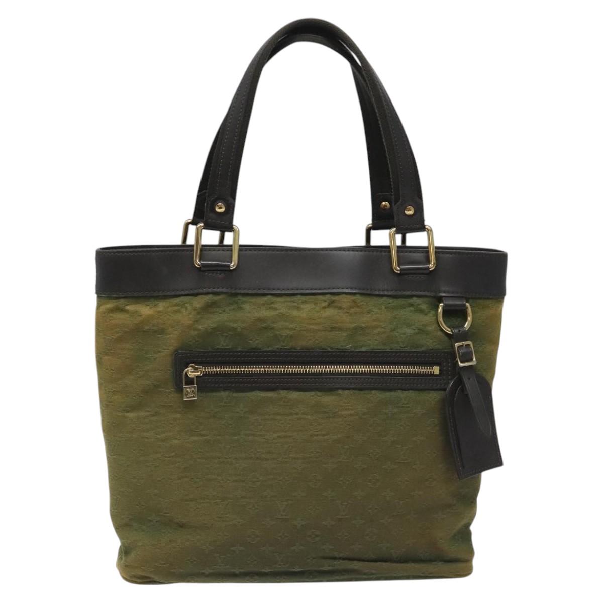 Louis Vuitton Lucille Khaki Canvas Shoulder Bag (Pre-Owned)