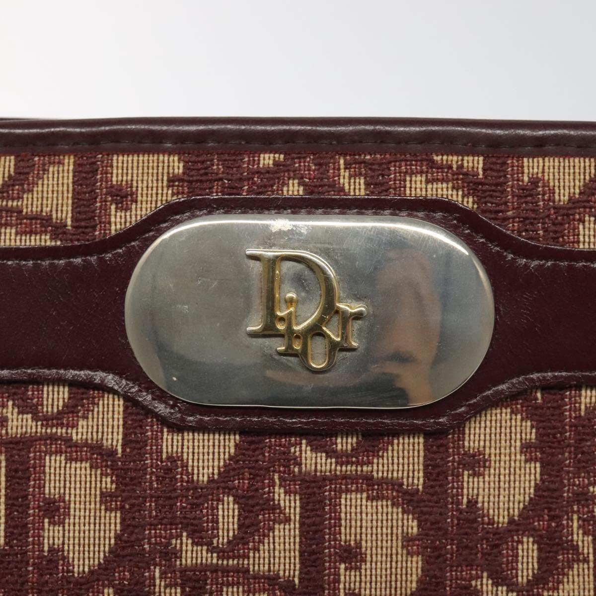 Dior Trotter Red Canvas Shoulder Bag (Pre-Owned)