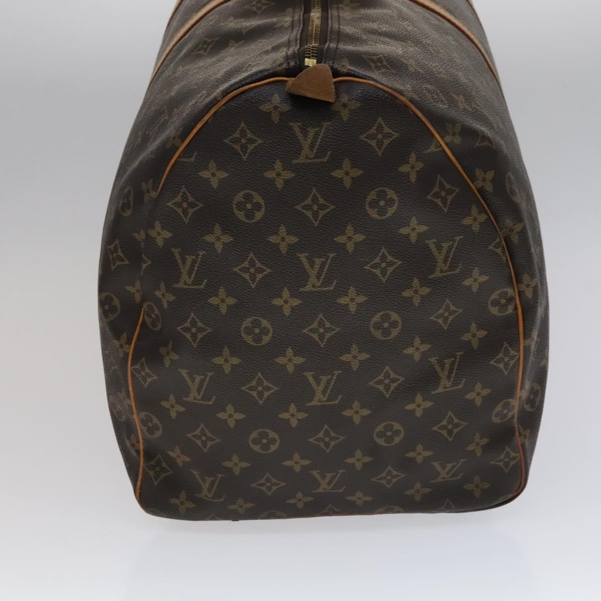 Louis Vuitton Keepall 60 Brown Canvas Travel Bag (Pre-Owned)