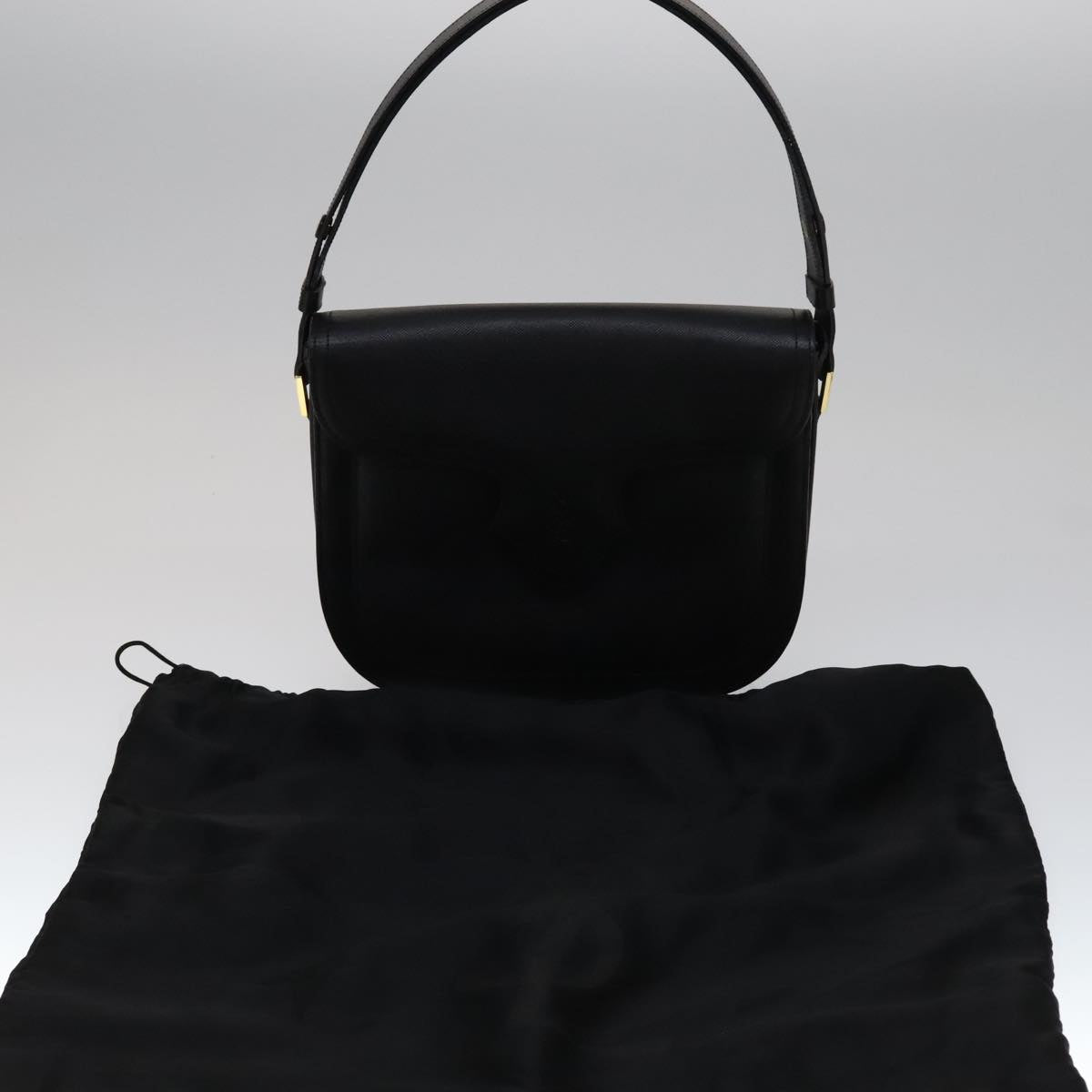 Yves Saint Laurent Black Leather Shoulder Bag (Pre-Owned)