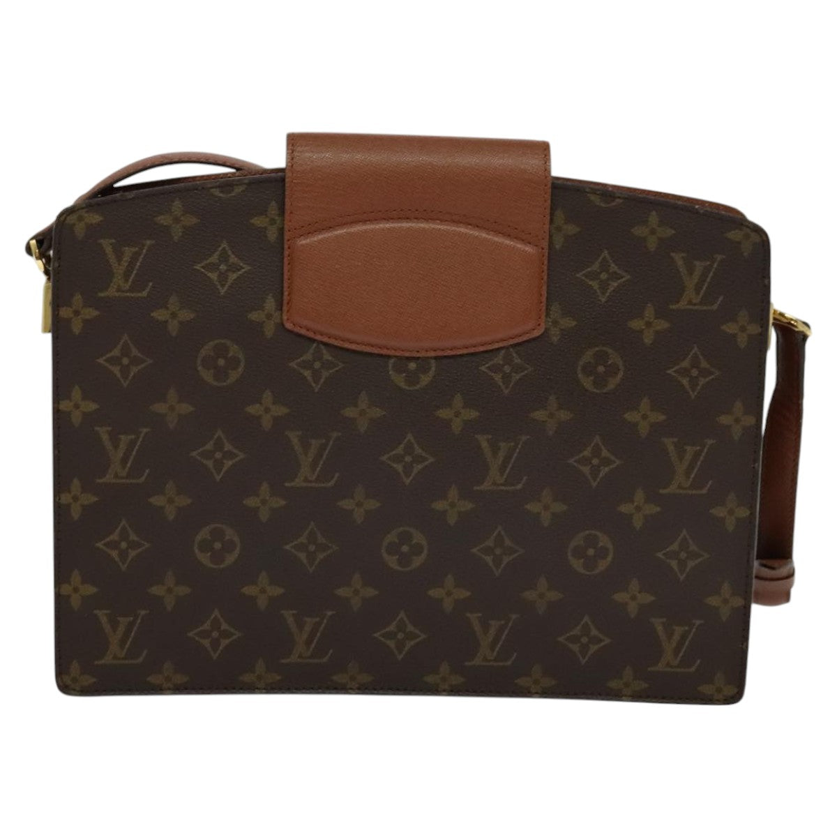 Louis Vuitton Courcelle Brown Canvas Shoulder Bag (Pre-Owned)