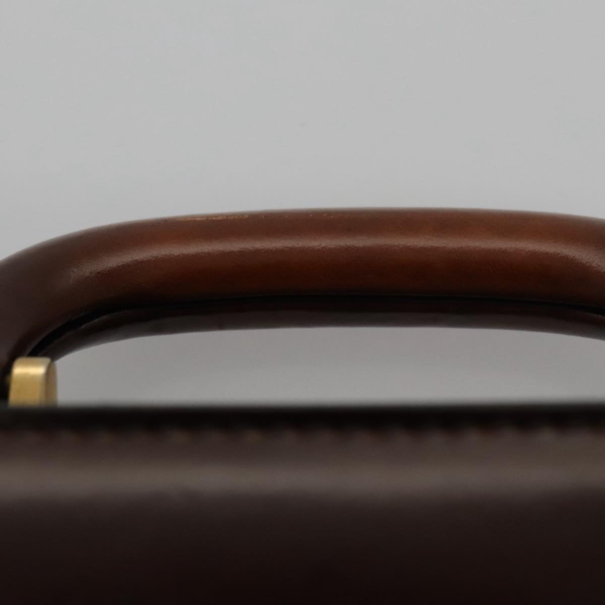 Bally Brown Leather Briefcase Bag (Pre-Owned)