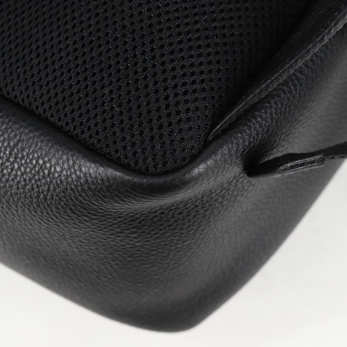 Versace Medusa Black Leather Backpack Bag (Pre-Owned)