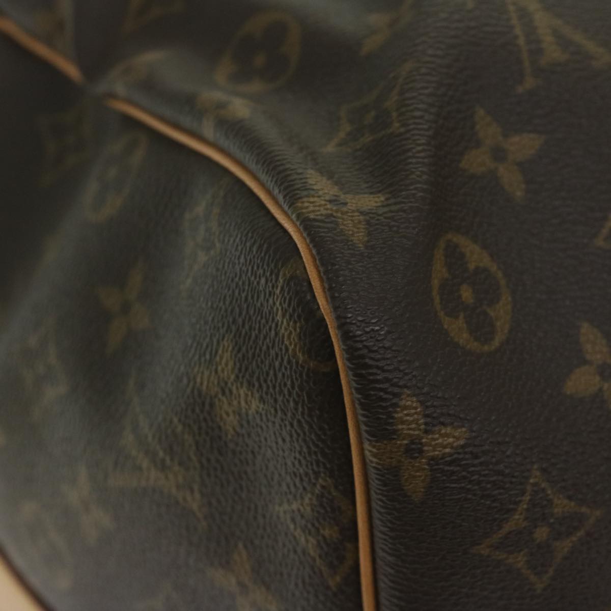 Louis Vuitton Keepall Bandoulière 60 Brown Canvas Shoulder Bag (Pre-Owned)
