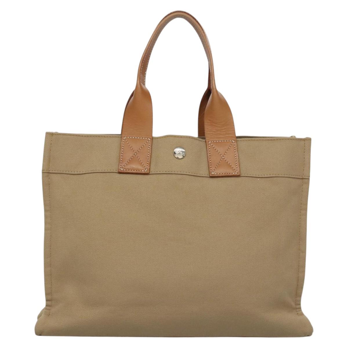 Burberry Blue Label Beige Canvas Tote Bag (Pre-Owned)