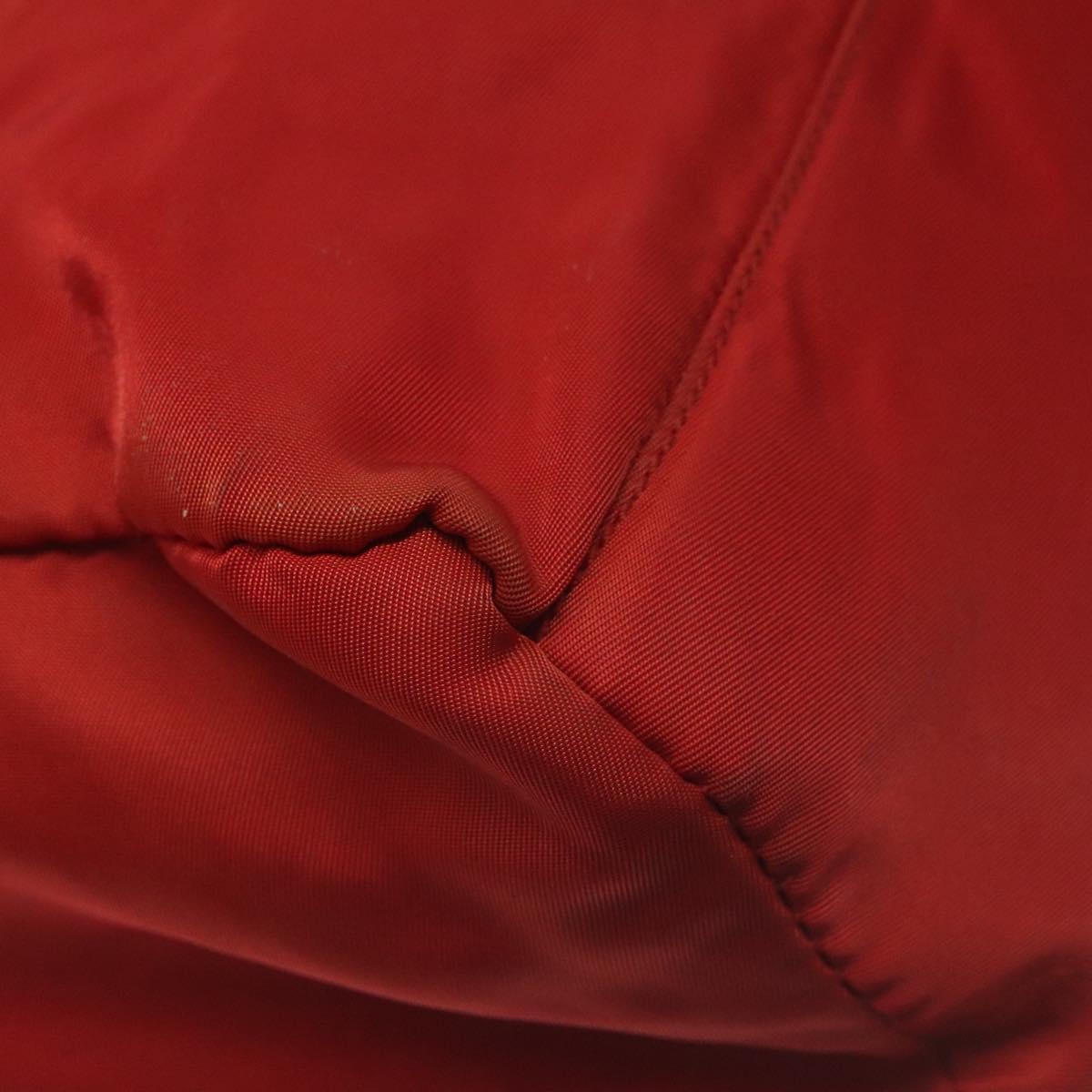 Prada Tessuto City Red Synthetic Handbag (Pre-Owned)