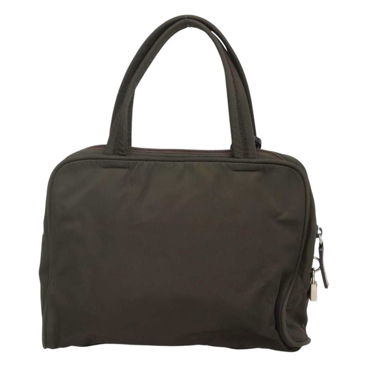 Prada Re-Nylon Khaki Synthetic Handbag (Pre-Owned)