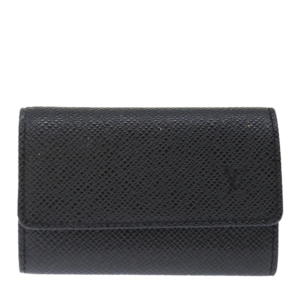 Louis Vuitton 6 Key Holder Black Leather Wallet (Pre-Owned)