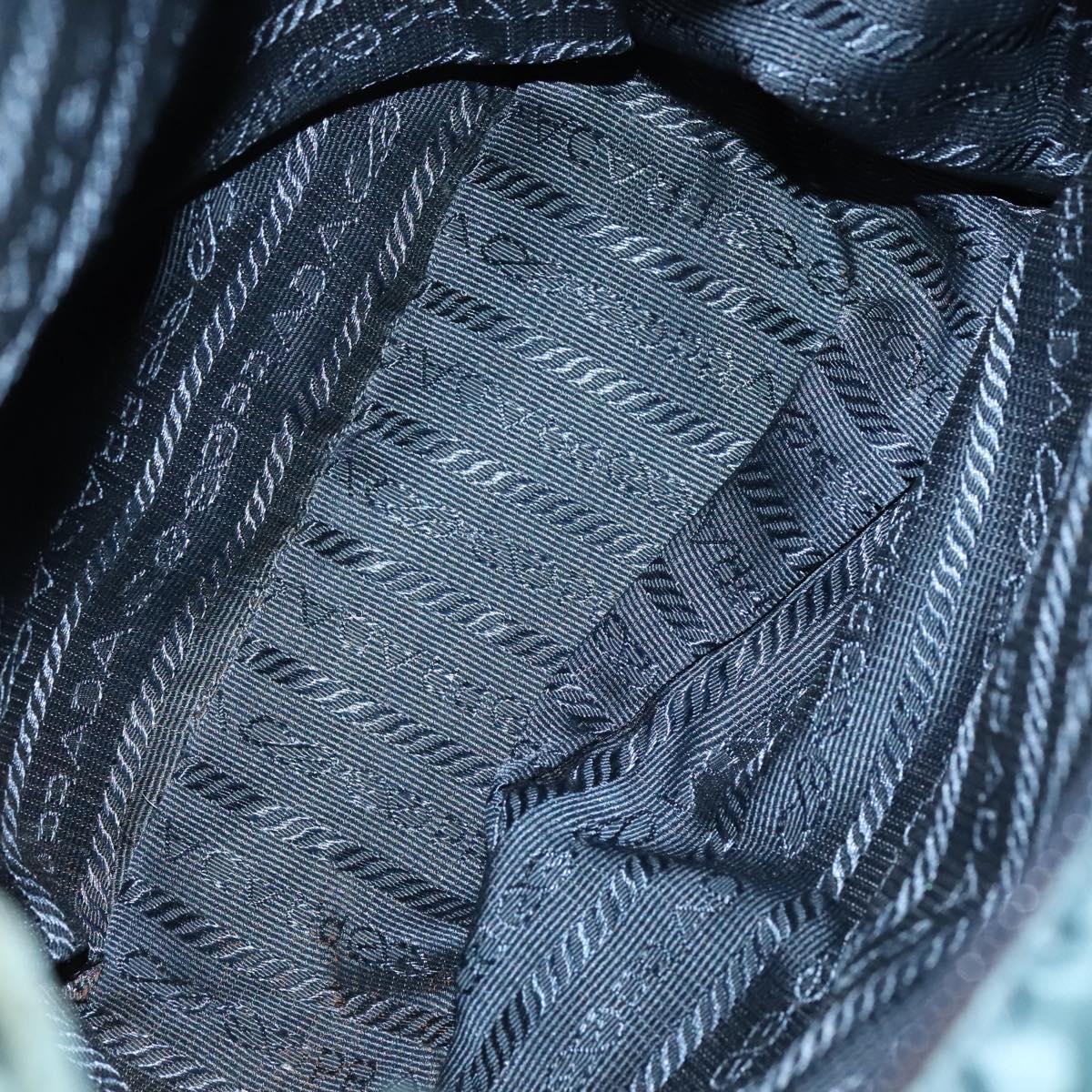 Prada Re-Nylon Blue Synthetic Backpack Bag (Pre-Owned)