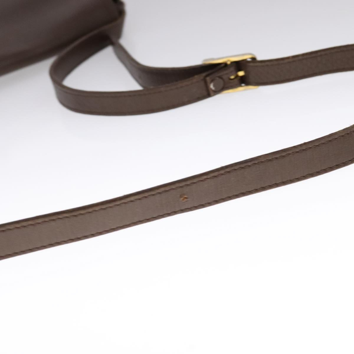 Burberry Haymarket Beige Canvas Shoulder Bag (Pre-Owned)
