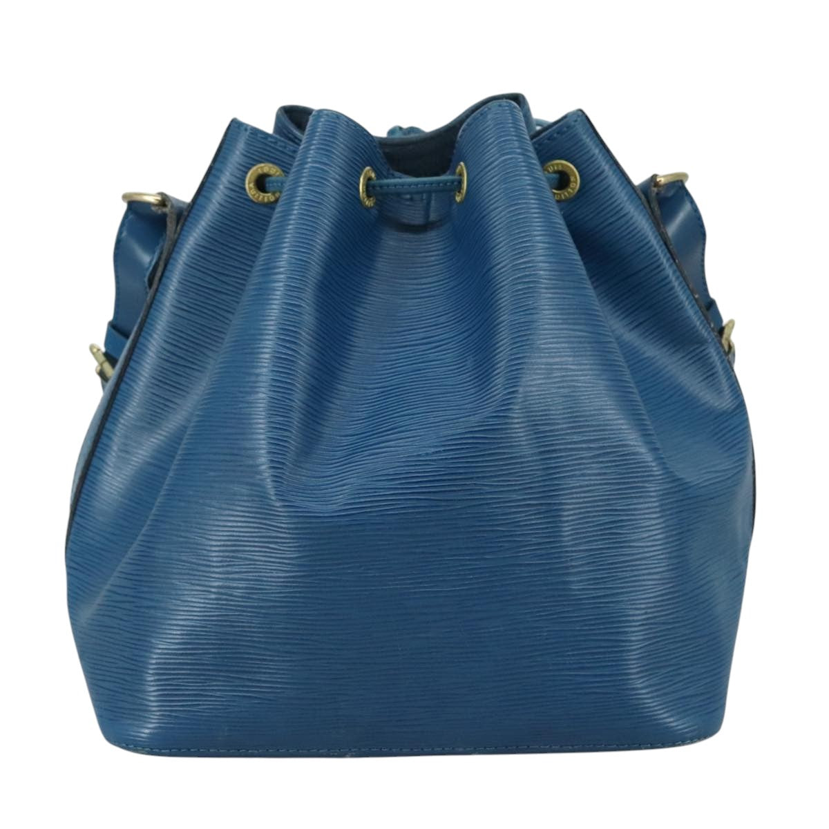 Louis Vuitton Noé Blue Leather Shoulder Bag (Pre-Owned)