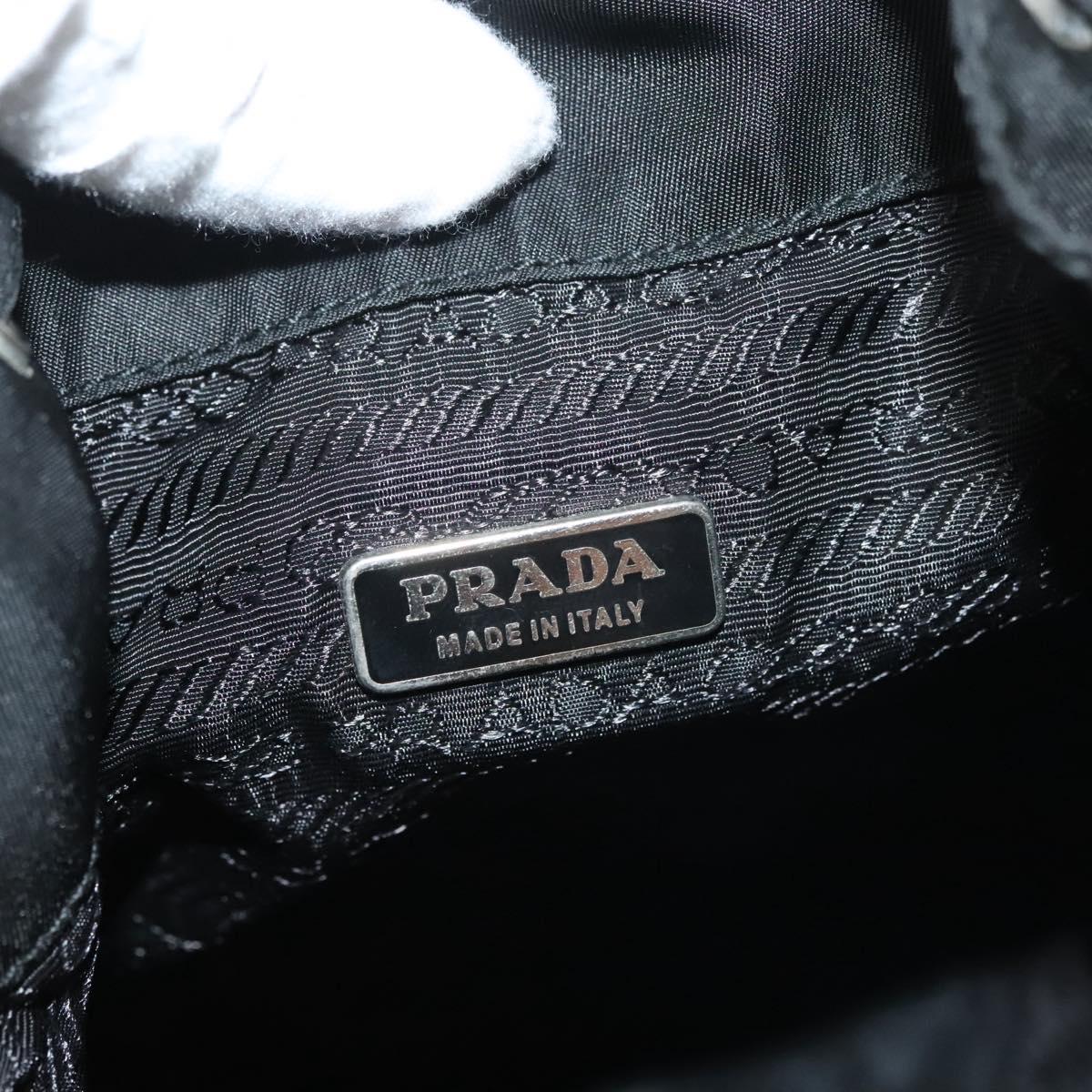 Prada Re-Nylon Black Nylon Handbag (Pre-Owned)