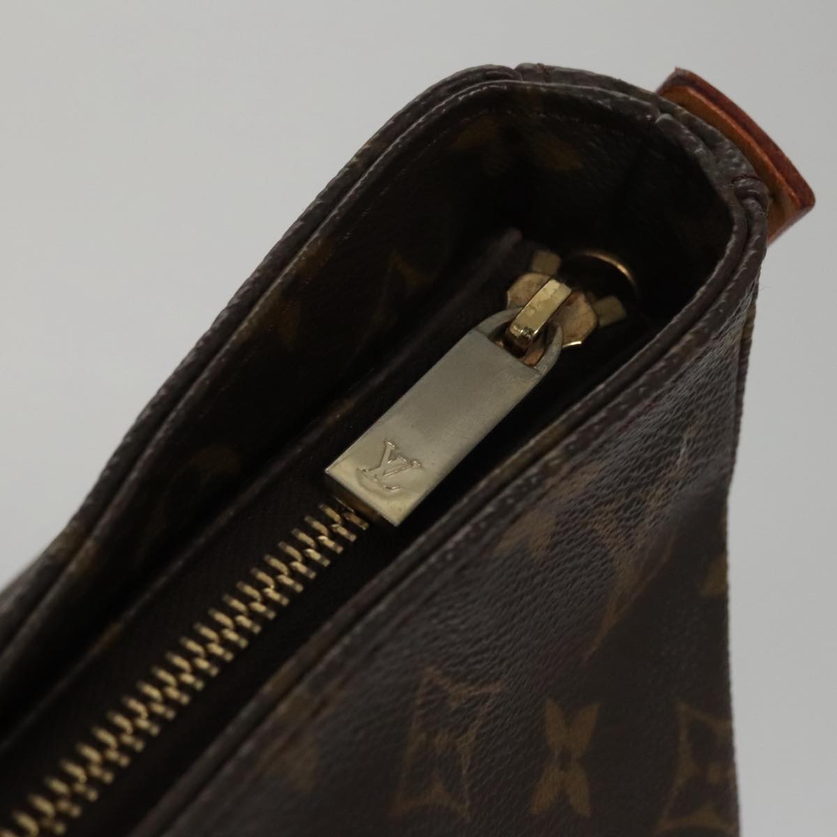 Louis Vuitton Looping Gm Brown Canvas Shoulder Bag (Pre-Owned)