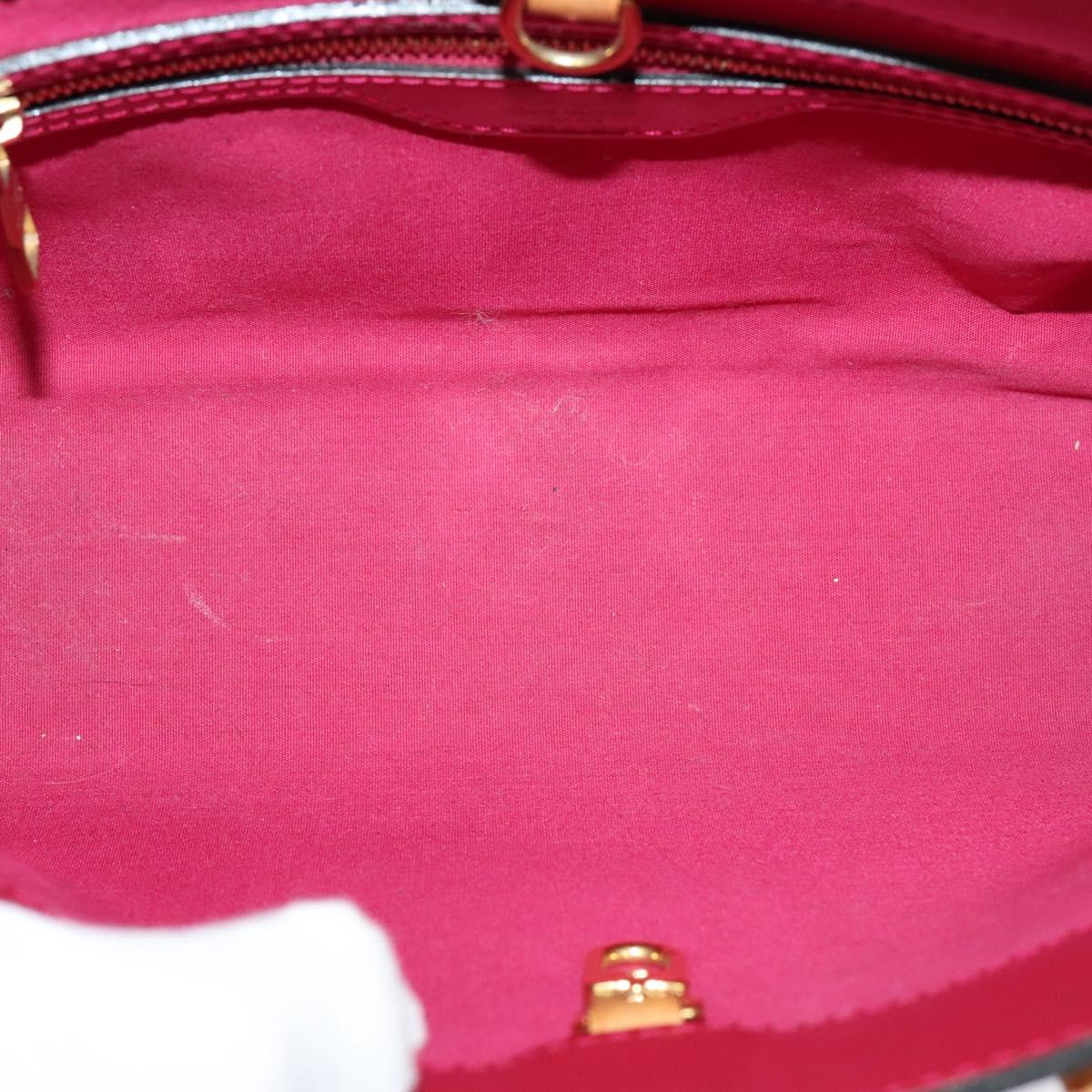 Louis Vuitton Catalina White Patent Leather Handbag (Pre-Owned)