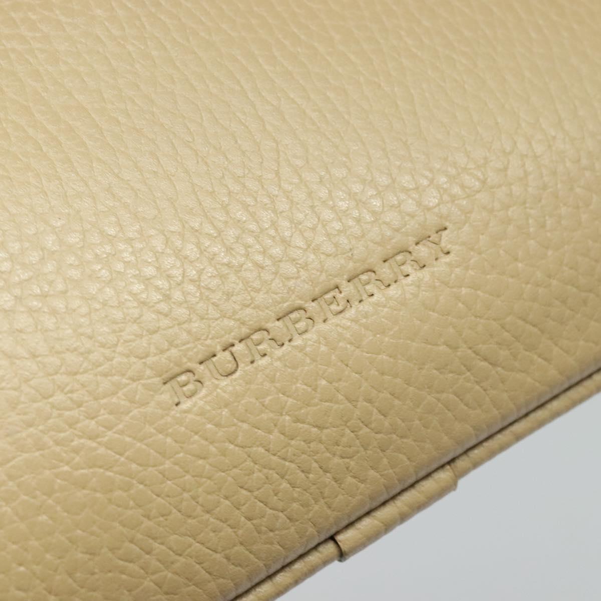 Burberry - Beige Leather Shoulder Bag (Pre-Owned)