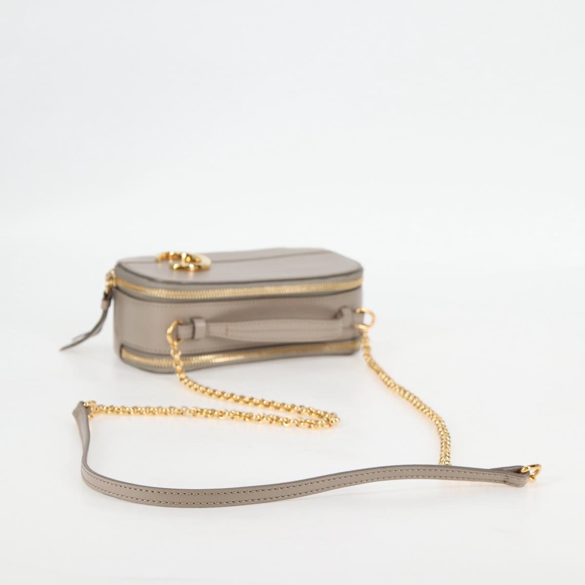 Chloé C Beige Leather Shoulder Bag (Pre-Owned)