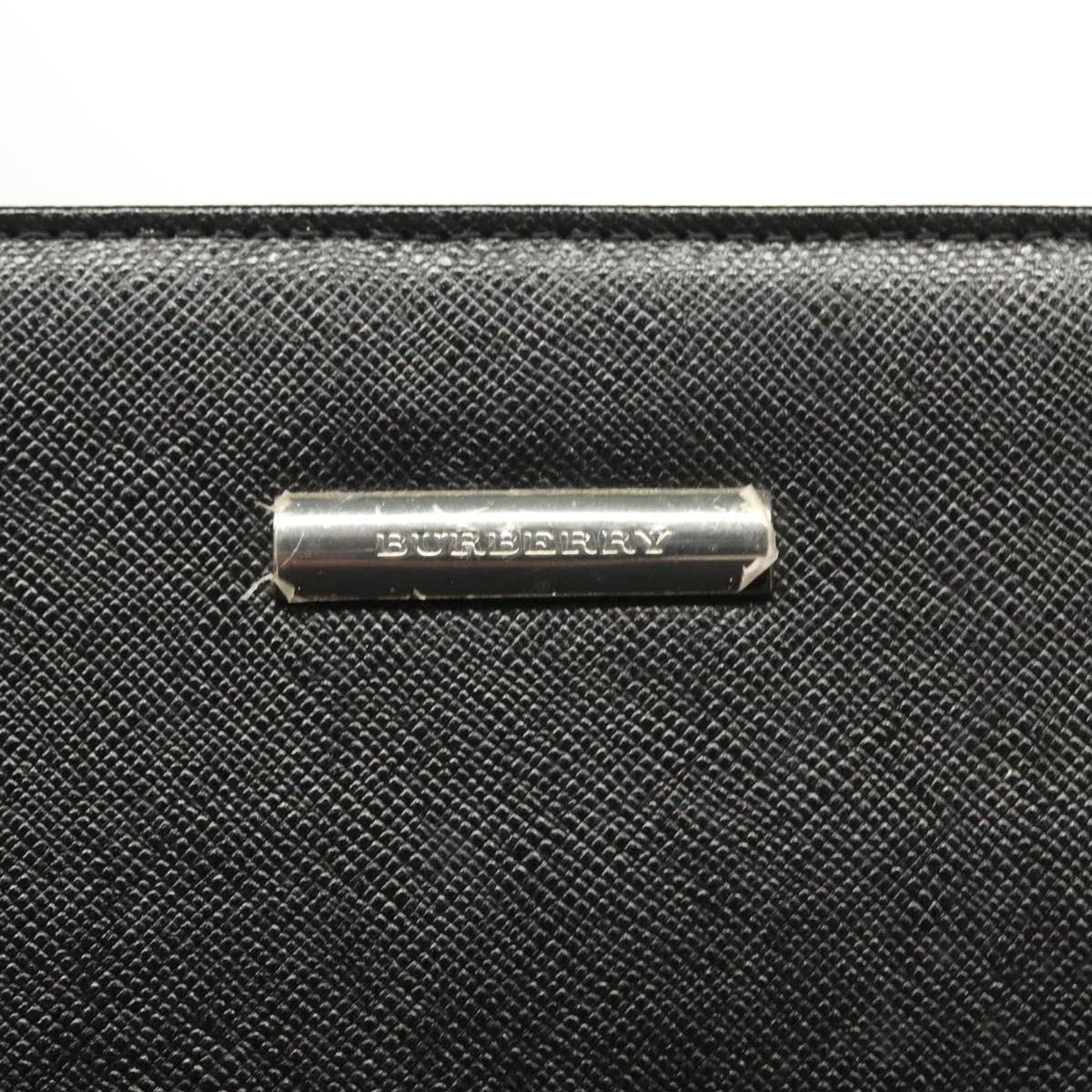 Burberry Black Leather Handbag (Pre-Owned)